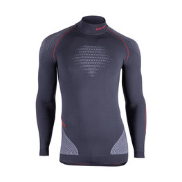 UYN Kolarska koszulka z długim rękawem - EVOLUTYON - czarny/szary