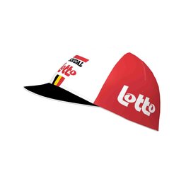 Czapka kolarska - LOTTO SOUDAL 2020 - czerwony/biały