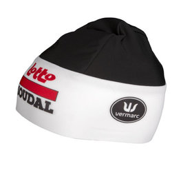 Czapka kolarska - LOTTO SOUDAL 2019 - biały/czarny