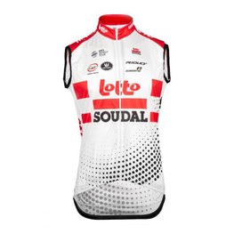 Kamizelka kolarska - LOTTO SOUDAL 2019 - czerwony/biały