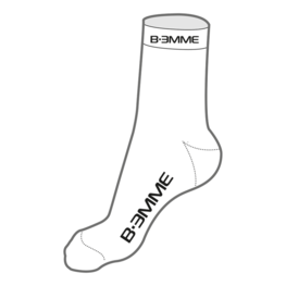 Kolarskie klasyczne skarpetki - MERYL - biały