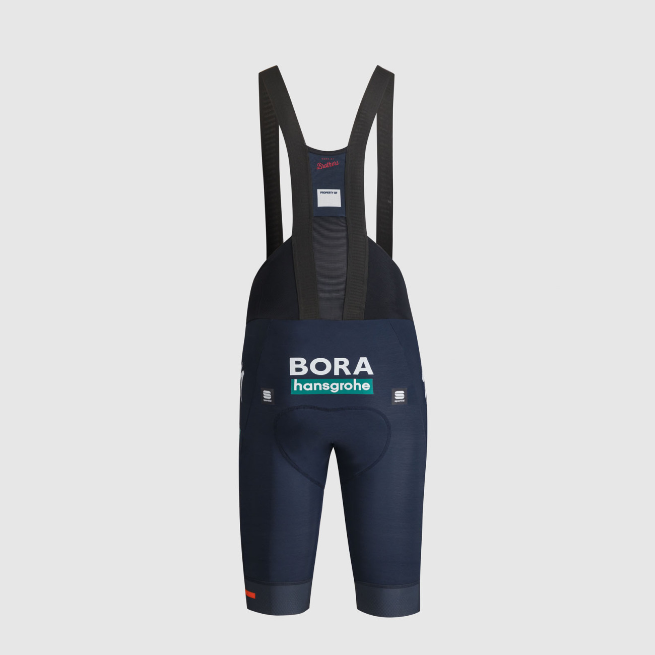 SPORTFUL Krótkie spodnie kolarskie z szelkami - REDBULL BORA HANSGROHE FIANDRE NORAIN - niebieski