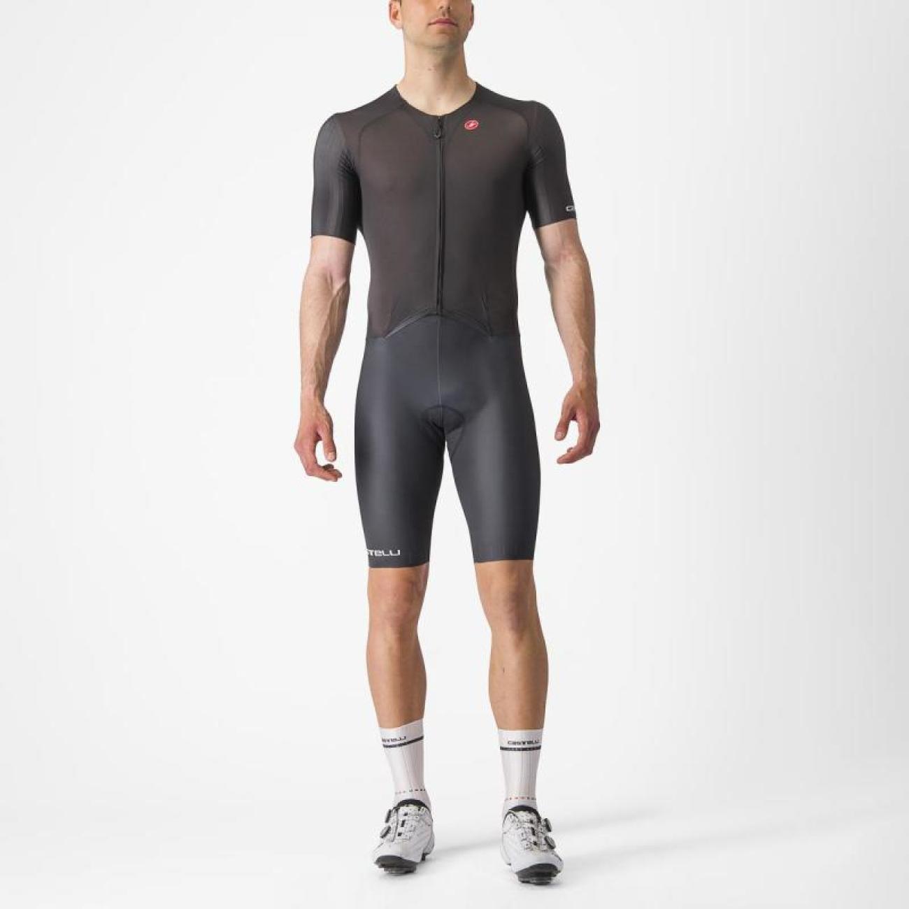 CASTELLI Kombinezon kolarski - SANREMO BTW - czarny