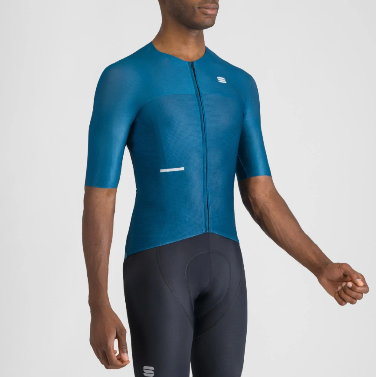 SPORTFUL Koszulka kolarska z krótkim rękawem - LIGHT - niebieski