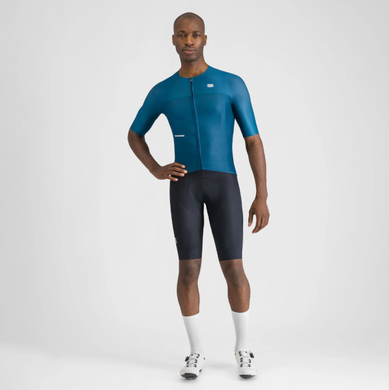SPORTFUL Koszulka kolarska z krótkim rękawem - LIGHT - niebieski